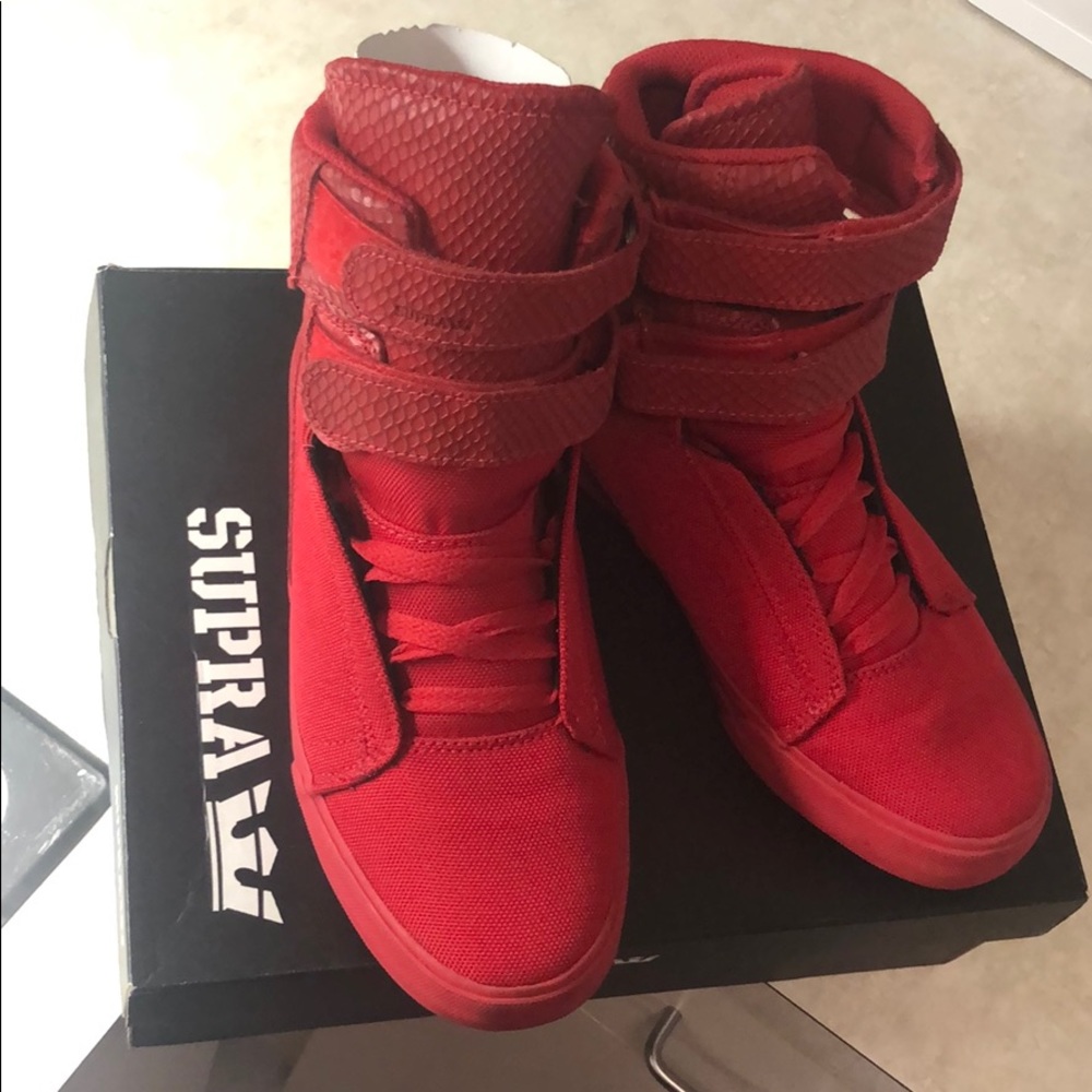 Supra society 2 red size 8